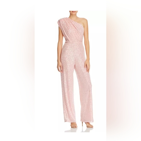 Jay Godfrey Georgia Pink Sequin Jumpsuit (PRICE DROP) - Picture 1 of 7
